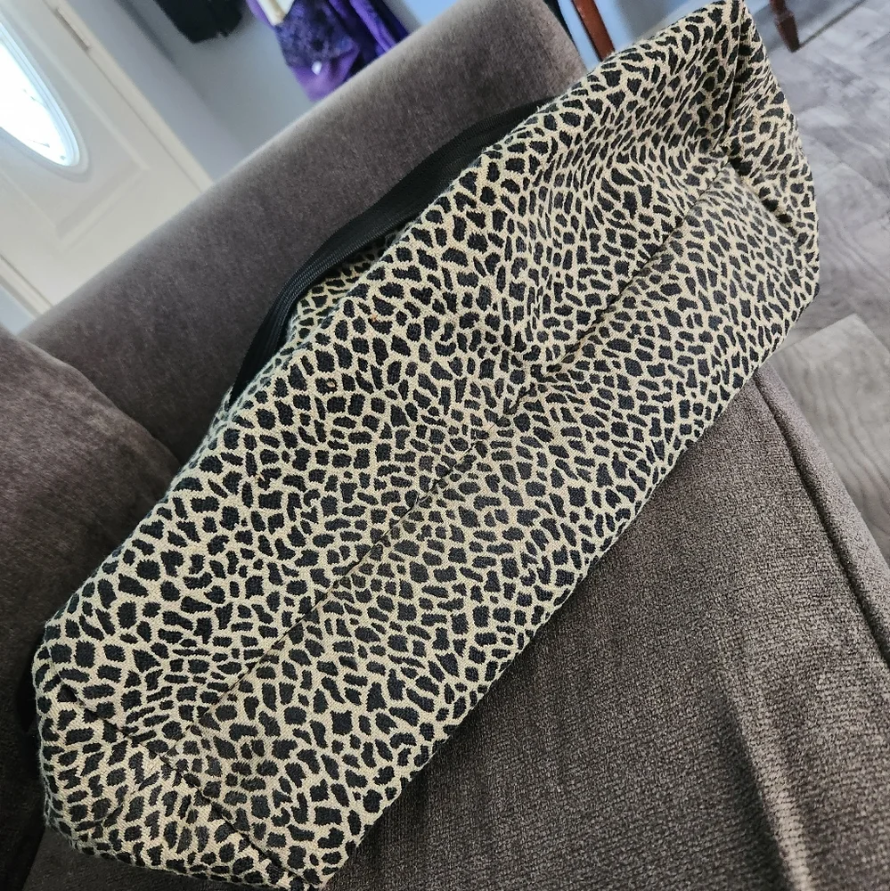 Vintage DVF Diane Von Furstenberg Tote Leopard CarryOn  Duffle Weekender Bag - Picture 4 of 12